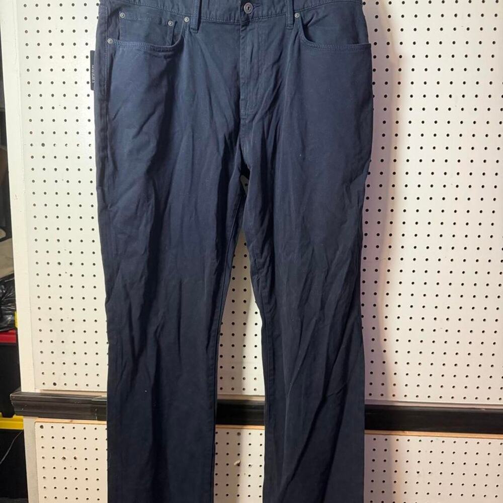 NWT Joseph Abboud Navy blue men's dress pants 38 x 34 sateen twill classic fit
